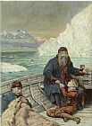 John Collier Canvas Paintings - Henry Hudson is Cast Adrift